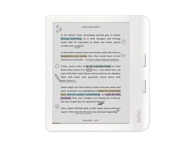 KOBO E-book čitač Libra Colour, 7" Touch, 32GB, WiFi, bijeli